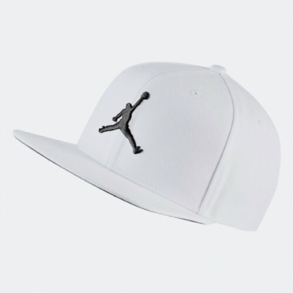 Air Jordan Pro Jumpman Snapback Hat White brand new - Picture 1 of 5